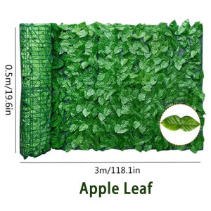 Artificial Leaf Fence Protected Privacy Hedging Wall Landscaping Garden Fence Balcony Screen for Outdoor Garden Fence Backyard Home Decor Greenery Walls