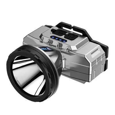 HOHODALINK Headlamp LED 500W Penerangan terus menerus selama 800 H senter super terang lampu depan luar yang kuat lampu depan tahan air sensor gerak senter berkemah senter kepala
