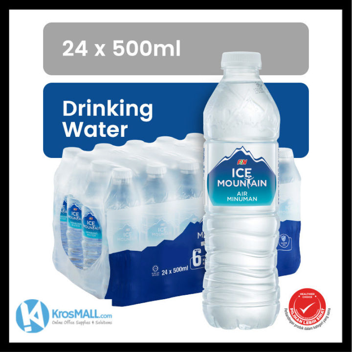 ICE MOUNTAIN Drinking Water 500ML x 24 Lazada