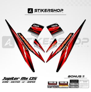 STIKER STRIPING JUPITER MX OLD 2005 - 2010 LC 135 GRAFIS 009