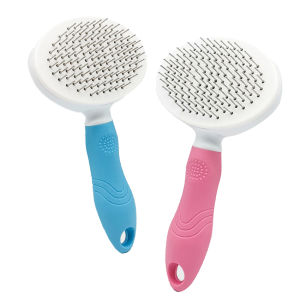 ที่แปรงขนสุนัข แมว หวีกําจัดขน หวีสุนัข หวีแปรงขนสัตว์เลี้ยง แปรงขนแมว แปรงขนหมา หวีแมว มีปุ่มกดเพื่อดันขนออก แปรงหวีขนสัตว์เลี้ยง