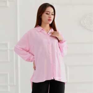 Kemeja Oversize Wanita / Kemaja JUMBO LD 130 / Kemeja Hijabers Korean /