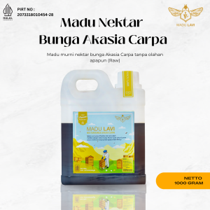Madu Lavi Nektar bunga Akasia Carpa 1000gram real Raw Honey