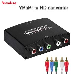 5 RCA Ypbpr Thành Phần Để HDMI Tương Thích Chuyển Đổi RCA Thành Phần Video Để HD Video Âm Thanh Kết Nối Chuyển Đổi Adapter Cho PS3/2