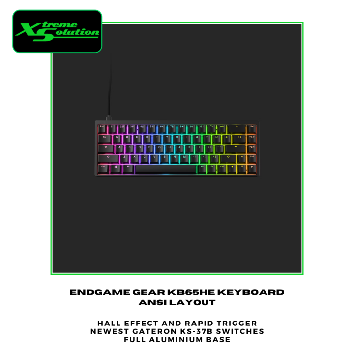 Endgame Gear KB65HE Hall Effect Gaming Wired Keyboard | Lazada Singapore