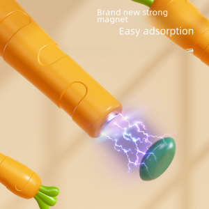 Bảng xếp hạt từ tính Phiên bản Thỏ cam và bút cà rốt