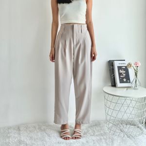 Celana Panjang Wanita Kerja Ankle Loose Pants Highwaist Clara CP24 SRIWA