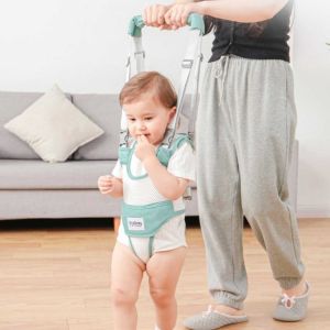 VERIDIAI ความปลอดภัย สายรัดเด็กหัดเดิน ระบายอากาศได้ดี แบบพกพา ผู้ฝึกสอนการช่วยเหลือการเดิน แบบพกพา ยาว สายรัดช่วยเด็กเล็ก สำหรับเด็ก