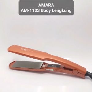 AMARA / AM-1133 / Catokan Rambut Body Lengkung Professional / Hair Straightener - MJB