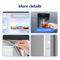 CHiQ 20 cu.ft Side-by-Side Refrigerator CSS20NII, Inverter Fridge with Freezer, No Frost, 569L Large Storage, Water Dispenser, Adjustable Shelves, -32°C Magic frozen, Electronic control display, LED Touch. 