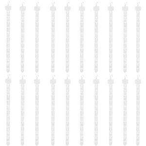 50PCS Supermarket Snack Plastic Hanging Strips / Store Hang Snacks Display Hanger Hooks / Display Hanger with Hooks