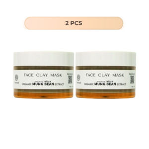 [BUY 1 FREE 1][BUY 2 FREE 3] PAY DAY PROMO Natureal Indian Mung Bean Clay Mask 60g Gentle Exfoliation Brightening Sensitive Skin
