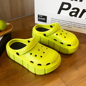 Cartoon Chunky Sandals for Women Outdoor Leisure Breathable Shoes DIY Cartoon Beachwalk Slippers