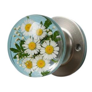 Nature Themed Flower Door Knob Retro Styles Round Bedroom Decoration Handcraft Artistics Door Handle Home Renovations