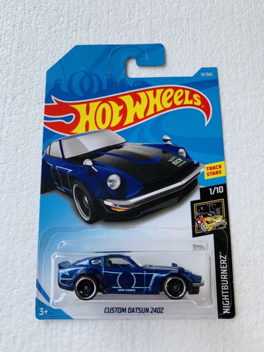 HOTWHEELS HOT WHEELS CUSTOM DATSUN 240Z BIRU NIGHTBURNERZ I SKALA