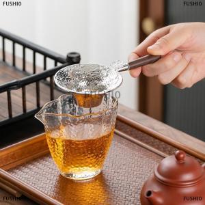 [COD] FUSHI0 Metal Mesh Tea Strainer Stainless Steel Filter Sieve Teaware Lace Tea Drain Useful Tea Infusers Kitchen Accessories