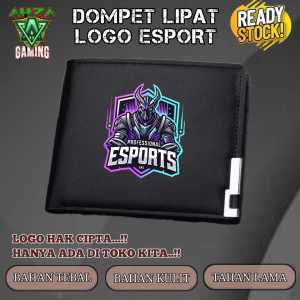 Dompet Lipat Anime Karakter Game Anak Laki - Laki Bahan Kulit Sintetis Dompet Wallet Pria Logo Gambar Esport Mobile Legends Ml Free Fire Pubg Keren Dan Premium