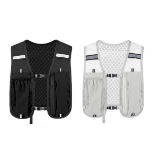 Reflective Running Vest Water Bladder Pack With Phone Holder Adjustable Light Weight Running Backpacks for Men Women