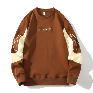 Sweater Crewneck AUTHENTIK Motif Bordir Premium Switer Over size Pria Wanita