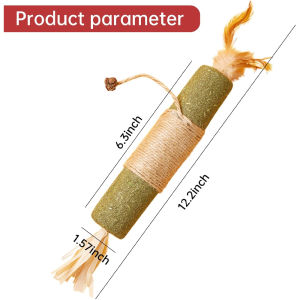 Catnip Stick 30cm Cat Toys Used For Cat Tooth Cleaning Calming Anxiety And Stress