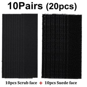 10คู่สติกเกอร์ยึดพรมสากลแผ่นเท้าที่แข็งแกร่งติด Keset Mobil กาวสองชั้นหน้าแก้ไขแพทช์เทปกันลื่นอุปกรณ์ตกแต่งรถยนต์