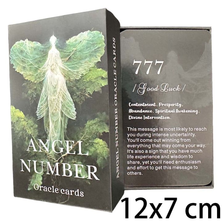 12x7 cm Angel Number Oracle Cards Games | Lazada