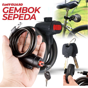 COD TaffGUARD Kunci Gembok Sepeda Anti Maling Material Baja 90 cm  TY588YZ