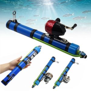 CHLOCH Extendable Fishing Catapult Rod Portable Compact Catapult Fishing Reel Professional Lightweight Catapult Lure Tools Anglers Saltwater Freshwater Gear