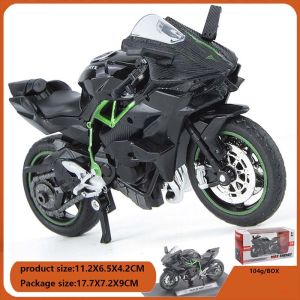 Miniatur Motor Bahan Paduan Dengan Kotak Kado Yang Indah Mainan Anak Diecast Motor 1:18 Hadiah