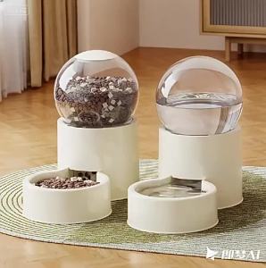 Cat and Dog Water Dispenser Automatic Cat Food Feeder Cat and Dog Bowl Food Storage Bucket Cat FeedingDrinking Water Device