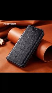 Luxury Genuine Leather Phone Case for Vivo - S30 20 19 18 17 16 15 12 10 9 8 7 E T prowith Bamboo Joint Texture Design