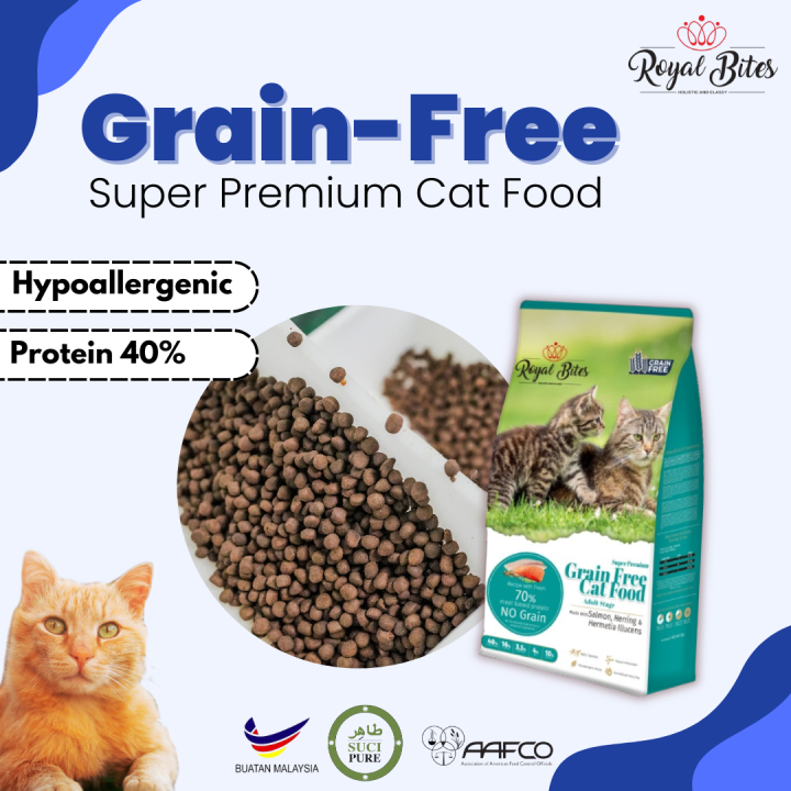 ROYAL BITES SUPER PREMIUM GRAINFREE CAT FOOD 1.2KG Adult Cat Food