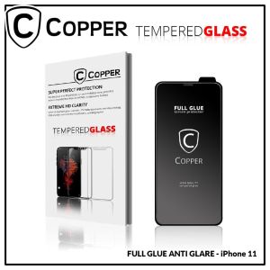 Iphone 11 - COPPER Tempered Glass Full Glue Anti Glare - Matte