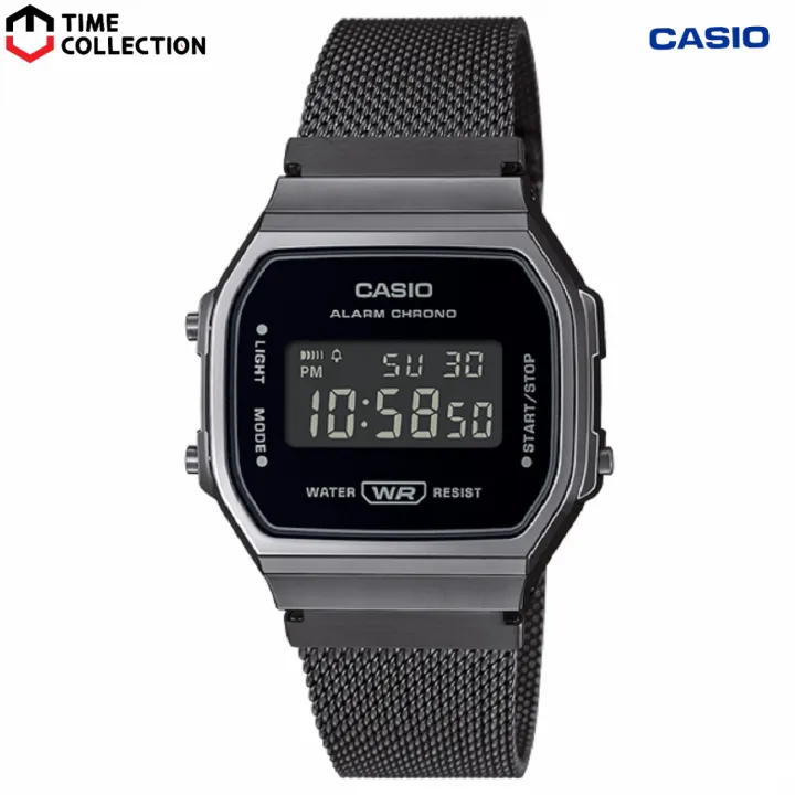 Casio A168WEMB-1B Digital Stainless Steel Strap Watch For Men Lazada PH