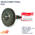 1 SET KOMPLIT GIGI RASIO BEAT FI KZL / AS PULLY BEAT ESP / AS RODA BELAKANG BEAT STREET / GIGI RASIO GARDAN BEAT SPORTY / POP / VARIO 110 / SPACY / SCOOPY FI / ESP / GEAR TRANSMISI RASIO KECIL  / GIGI NANAS / GIR PENGGERAK /  GIR RASIO ASSY / GEAR RODA. 