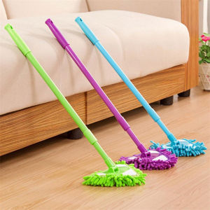 Elegant Residence 180 Degree Rotatable Adjustable Triangle Cleaning Mop Wall Ceiling Cleaning Brush Mop Washing Dust Brush Household Clean Tools