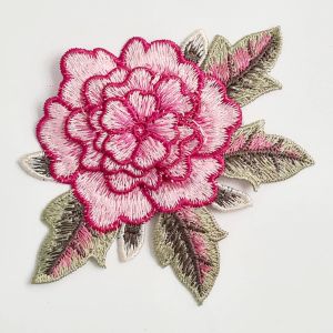 Bordir bunga 3d import