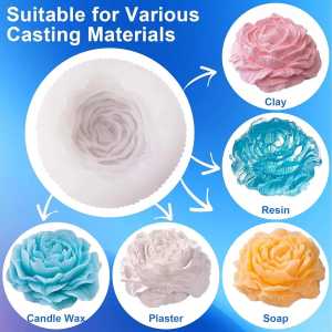 Platinum Cure Silicone 1:1 500:500 Mold Making Food Safe Shore 15A 20A 25A 30A 40A No Coat Durable Versatile Translucent