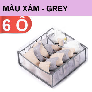 Hộp đựng đồ lót nhiều ô ngăn Tủ sắp xếp đồ quần áo lót tất khăn 6/7/11 Ngăn