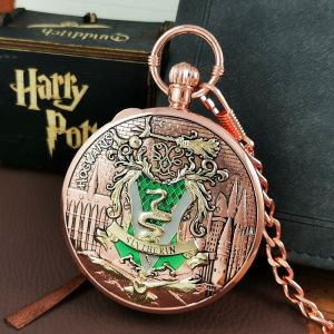 Stainless steel strap Harry Potter music box pocket watch music box Slytherin Gryffindor birthday gift Childrens Day gift
