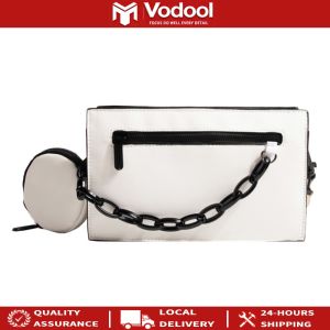 PU Leather Crossbody Bag for Women Small Square Shape with Adjustable Strap and Minimalist Design