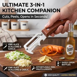 Stainless Steel Onion Cutter Multifunctional Vegetable Chopper Durable Slicer for Easy Onion Cutting