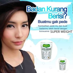 Terlaris Haraian SUPER WEIGHT - HERBAL PENGGEMUK BADAN KAPSUL PENAMBAH BERAT BADAN OBAT GEMUK BADAN