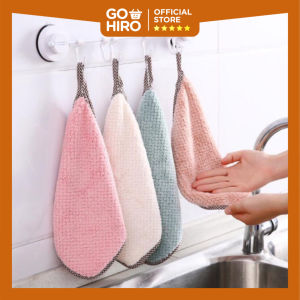 Kain Lap Tangan Handuk Tali Gantung Kain Serbaguna  Kain Lap Coral Dapur / Serbet Lap Gantung Handuk