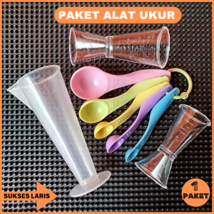 GELAS TAKAR SENDOK TAKAR 1 SET | SET GELAS UKUR