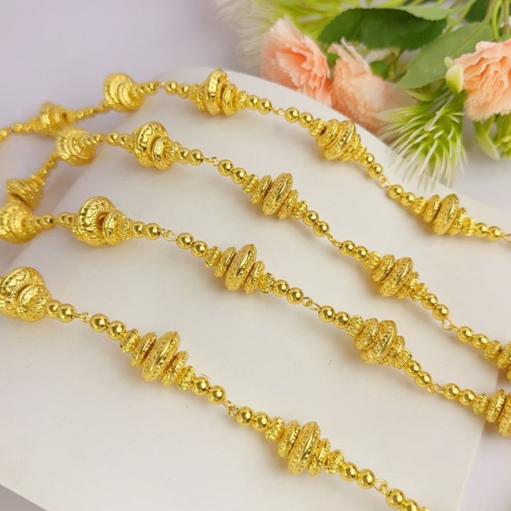 สังวาลย์ “ปะวะหล่ำ” งดงามอย่างไทย ใส่งานไหนก็ดูสง่า งานชุบคุณภาพสูง สี ...