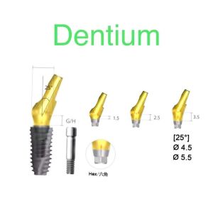 Abutment Nghiêng 15 và 25 Độ Cho Implant Dentium