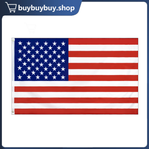 60X90cm USA Flag Waterproof Hand Waving Flag Olympic World Cup American Stick Flags For Decoration