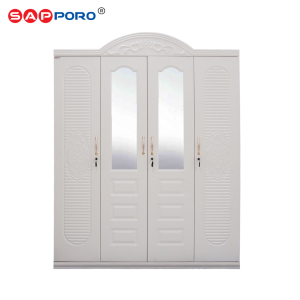 SAPPORO PARMA - Lemari Pakaian Besi 4 Pintu | Steel Wardrobe 4 Doors