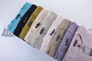 BrnJ - Kaos Rib Premium Tebal Lengan Panjang Polos Wanita Terbaru Kekeinian Ala Korean Style Atasan Wanita Pria 2022 Cewek Cowok OOTD Ala Selebgram Gratis Ongkir